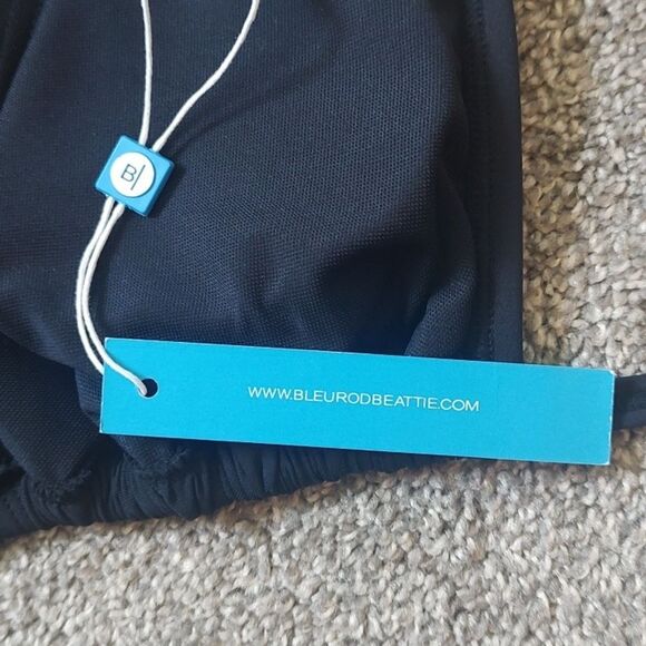 New With Tag Bleu Rod Beattie Size 6 Don't Mesh With Me One-piece Black Swimsuit - Picture 7 of 12